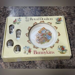Royal Doulton Bunnykins Growing Up Set - Baby Set Vintage 1980 1981
